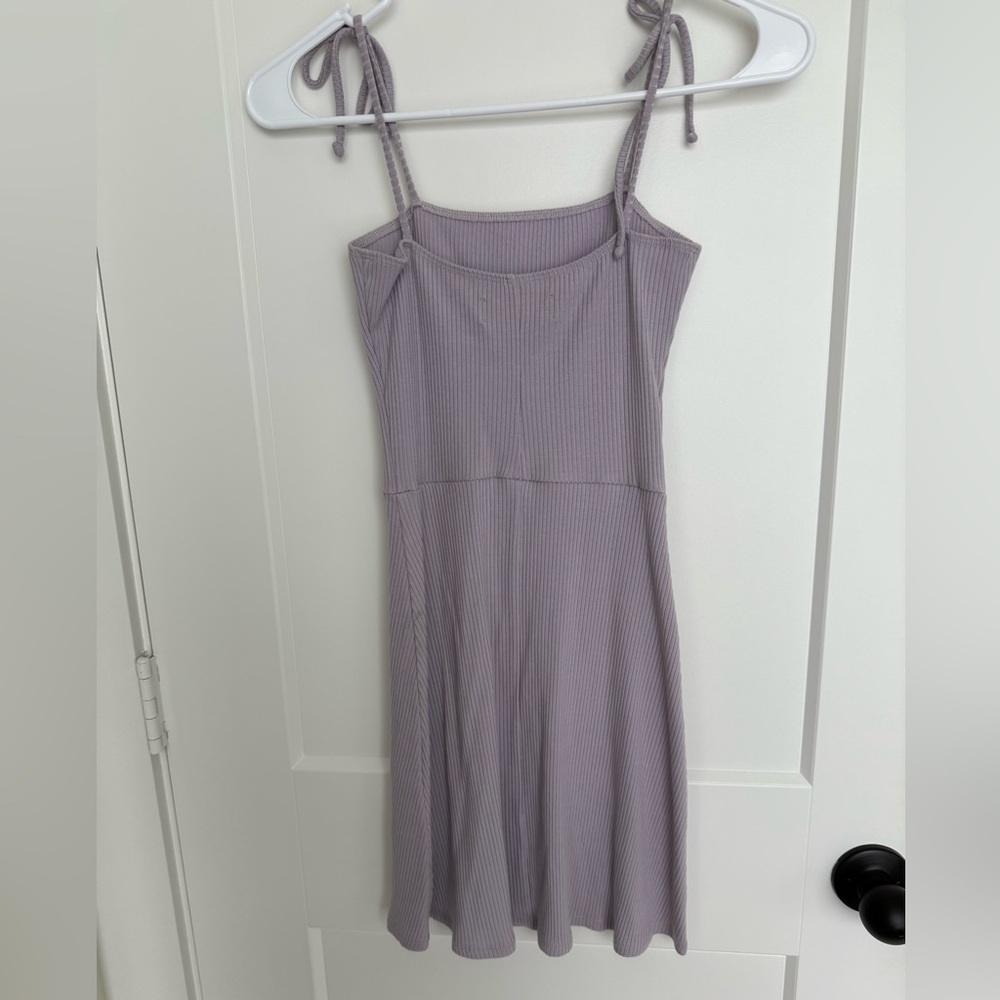 Reformation - Lilac Rib Knit Mini Dress -Size XXS - Picture 10 of 11